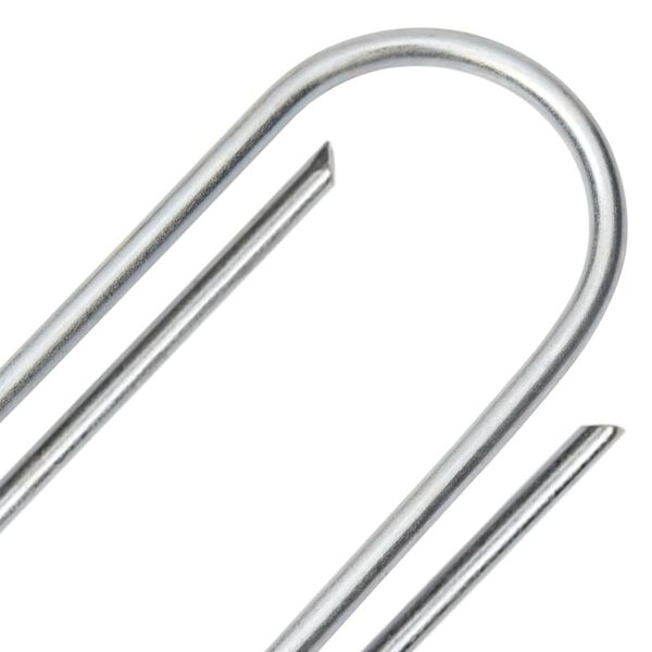 vidaXL Στηρίγματα Εδάφους Σχήμα U 50 τεμ. 15x3,5 εκ. Γαλβαν. Ατσάλι