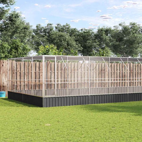 vidaXL &Kappa;&lambda;&omicron;&upsilon;&beta;ί &mu;&epsilon; &Epsilon;&pi;έ&kappa;&tau;&alpha;&sigma;&eta; &Alpha;&sigma;&eta;&mu;έ&nu;&iota;&omicron; 1246x414x212 &epsilon;&kappa;. &Alpha;&tau;&sigma;ά&lambda;&iota;&nu;&omicron;