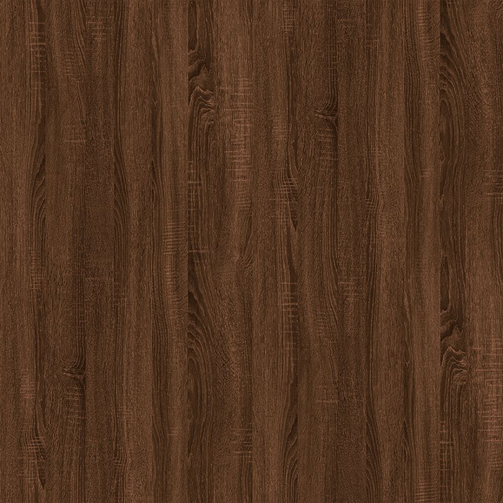 vidaXL Έπιπλο Τηλεόρασης Επιτοίχιο Καφέ Δρυς 40x34,5x80 εκ.