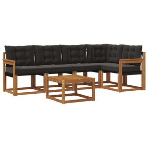 vidaXL &Sigma;&epsilon;&iota;&rho;ά &Kappa;&alpha;&nu;&alpha;&pi;έ &Epsilon;&xi;&omega;&tau;&epsilon;&rho;&iota;&kappa;&omicron;ύ &mu;&epsilon; &mu;&alpha;&xi;&iota;&lambda;ά&rho;&iota; 6 pcs &Phi;&upsilon;&sigma;&iota;&kappa;ό &kappa;&alpha;&iota; &Mu;&alpha;ύ&rho;&omicron;