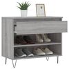 vidaXL Παπουτσοθήκη Γκρι Sonoma 70x36x60 εκ. από Επεξεργασμένο Ξύλο