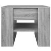 vidaXL Τραπεζάκι Σαλονιού Γκρι Sonoma 55,5x55x45εκ. Επεξεργασμένο Ξύλο