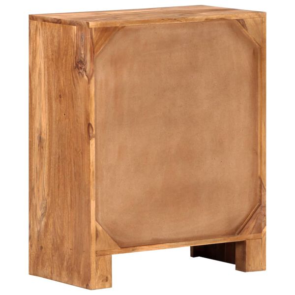vidaXL Ντουλάπι 60 x 33 x 75 εκ. από Μασίφ Ξύλο Ακακίας