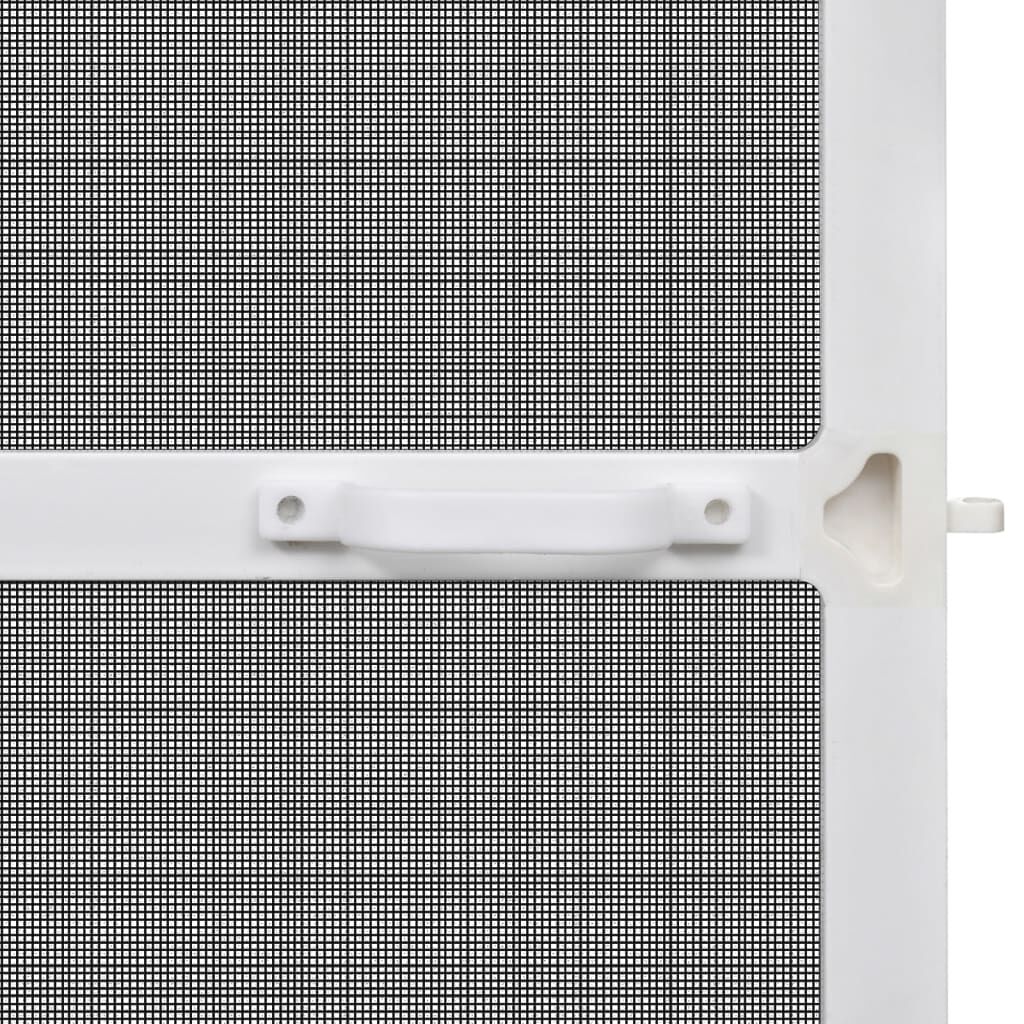 vidaXL Σήτα Πόρτας με Μεντεσέδες Λευκή 120 x 240 εκ.