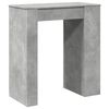 vidaXL Τραπέζι Μπαρ με Ράφια Γκρι Σκυρ. 95x47x103,5 εκ Επεξεργ. Ξύλο