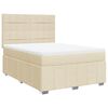 vidaXL &Kappa;&rho;&epsilon;&beta;ά&tau;&iota; Boxspring &mu;&epsilon; &Sigma;&tau;&rho;ώ&mu;&alpha; &Kappa;&rho;&epsilon;&mu; 140x200 &epsilon;&kappa;. &Upsilon;&phi;&alpha;&sigma;&mu;ά&tau;&iota;&nu;&omicron;
