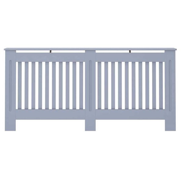 vidaXL Καπάκι Καλοριφέρ 2 pcs Γκρι 172 x 19 x 81.5 cm
