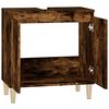 vidaXL Ντουλάπι Νιπτήρα Καπνιστή Δρυς 58x33x60 εκ. Επεξεργ. Ξύλο