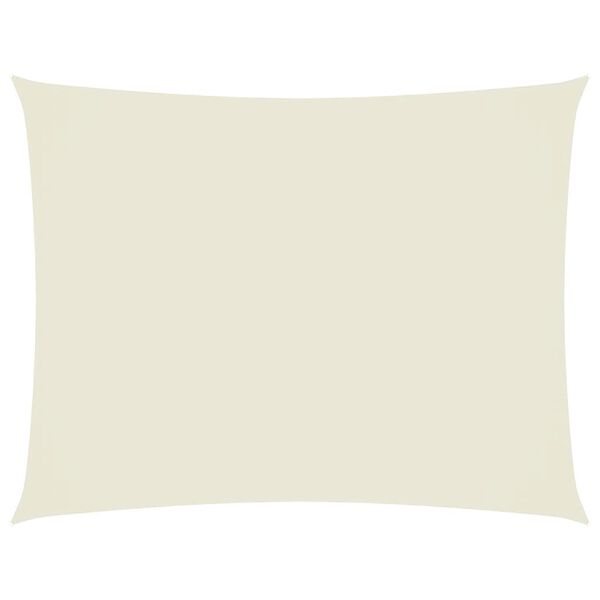 vidaXL Πανί Σκίασης Ορθογώνιο Κρεμ 2,5 x 3,5 μ. από Ύφασμα Oxford