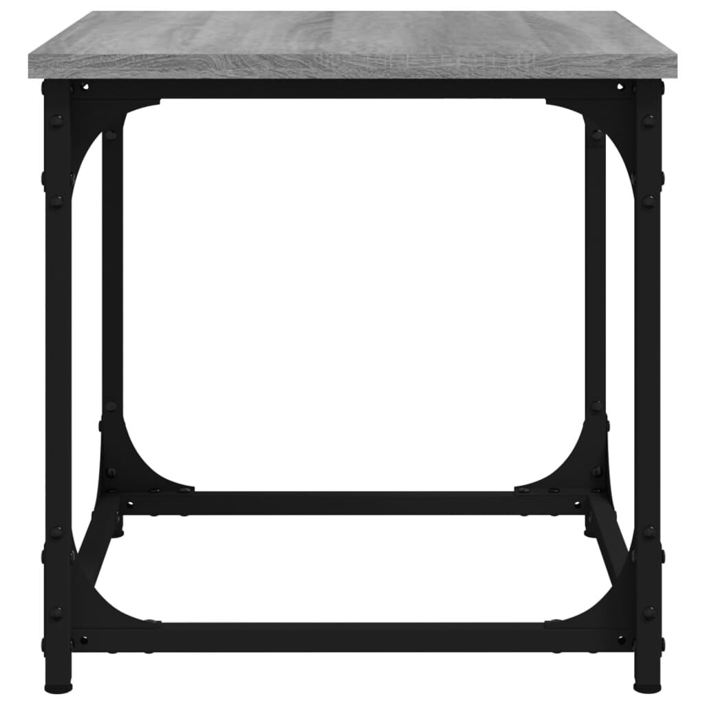 vidaXL Βοηθητικό Τραπέζι Γκρι Sonoma 40x40x40 εκ. Επεξεργασμένο Ξύλο