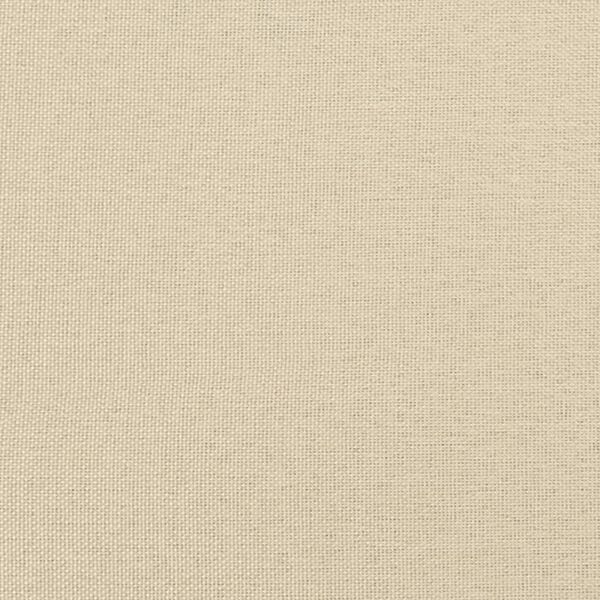 vidaXL Κρεβάτι Κρεμ 160x200 εκ. Υφασμάτινο