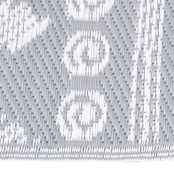 vidaXL Χαλί εξωτερικού χώρου ARAKIL Γκρι 160x230 cm PP