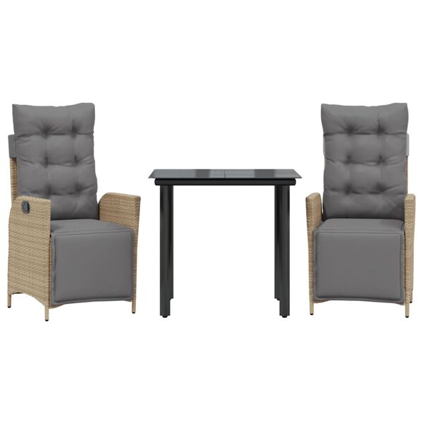 vidaXL &Sigma;&epsilon;&tau; &Tau;&rho;&alpha;&pi;&epsilon;&zeta;&alpha;&rho;ί&alpha;&sigmaf; &Kappa;ή&pi;&omicron;&upsilon; 3 &tau;&epsilon;&mu;. &Mu;&iota;&kappa;&tau;ό &Mu;&pi;&epsilon;&zeta; &Sigma;&upsilon;&nu;&theta;. &Rho;&alpha;&tau;ά&nu; & &Mu;&alpha;&xi;&iota;&lambda;ά&rho;&iota;&alpha;