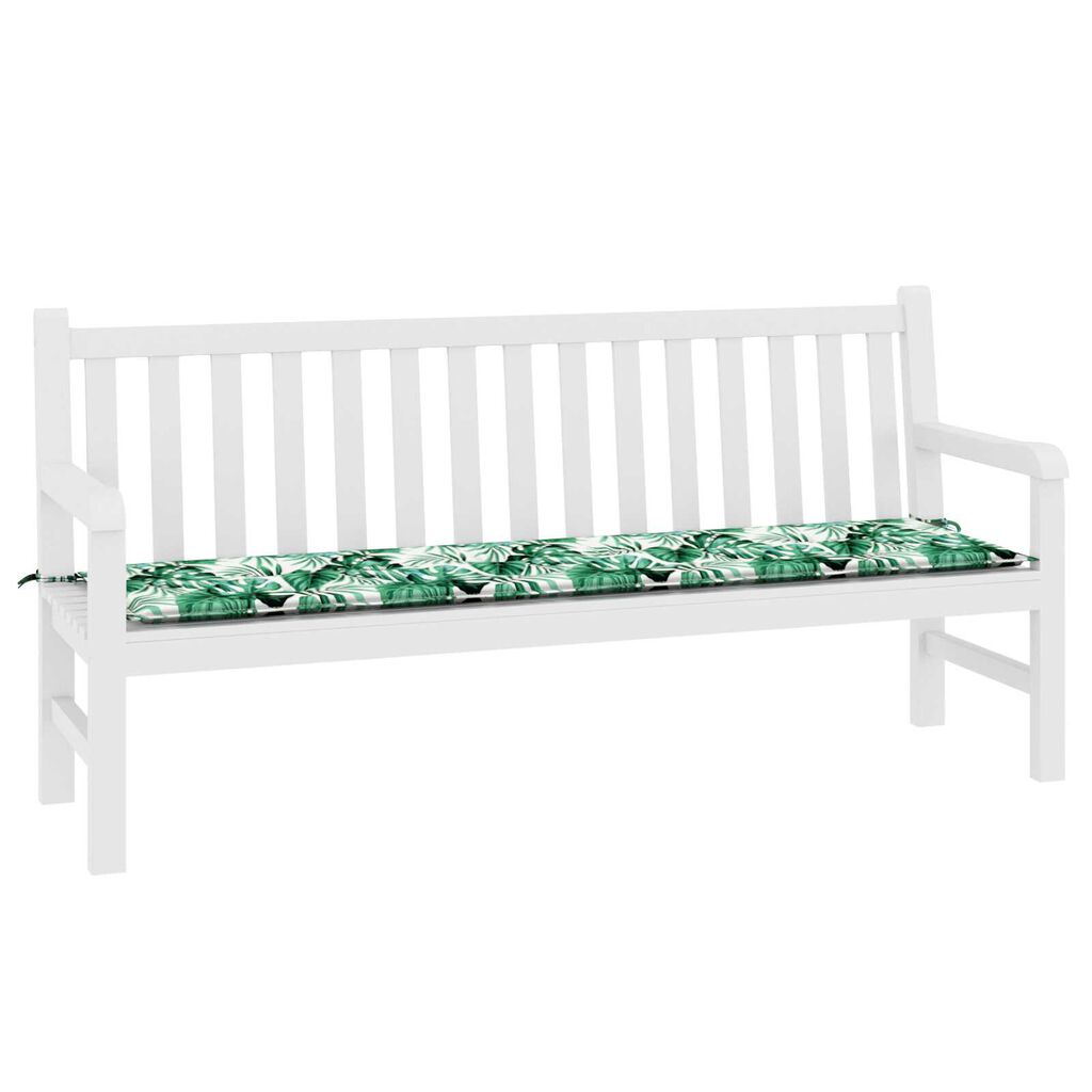 vidaXL Μαξιλάρι Παγκάκι Κήπου Πράσινο 180 x 50 x 4 cm Ύφασμα Oxford