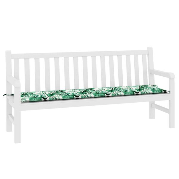vidaXL Μαξιλάρι Παγκάκι Κήπου Πράσινο 180 x 50 x 4 cm Ύφασμα Oxford