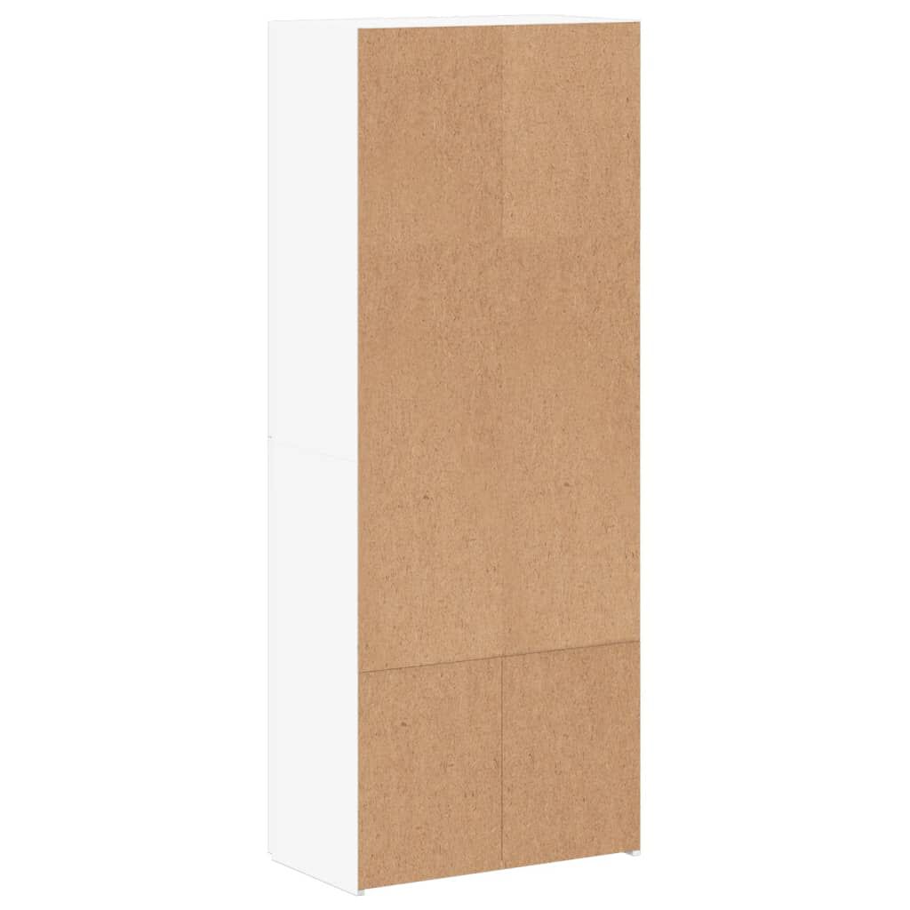 vidaXL Αρχειοθήκη Λευκή 60x32x153 εκ. από Επεξεργασμένο Ξύλο