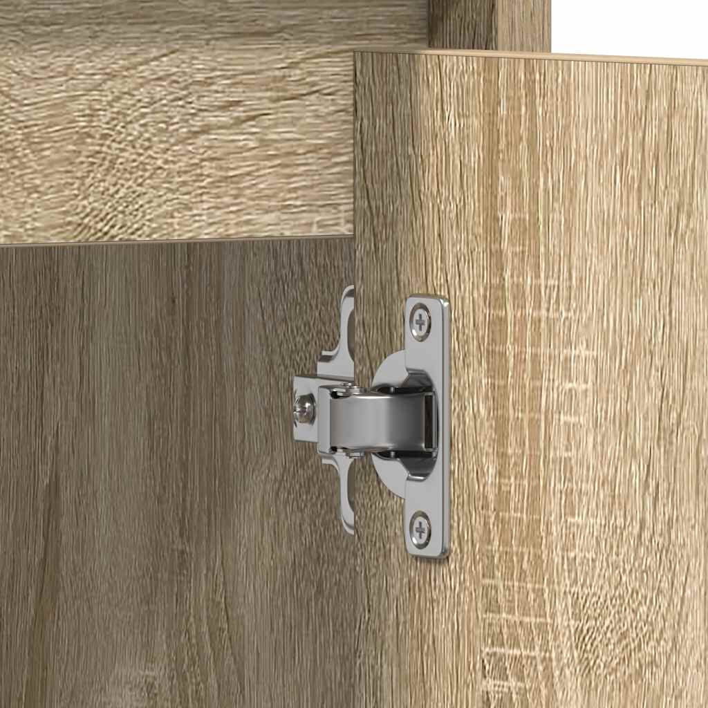 vidaXL Ντουλάπι Νιπτήρα Sonoma Δρυς 60 x 33 x 61 εκ. από Επεξ. Ξύλο