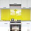 vidaXL Πίσω Πάνελ Κουζίνας 2 pcs Κίτρινο 80 x 60 cm σκληρυμένο γυαλί