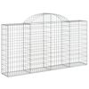 vidaXL Συρματοκιβώτια Τοξωτά 20 τεμ. 200x30x100/120 εκ. Γαλβαν. Ατσάλι