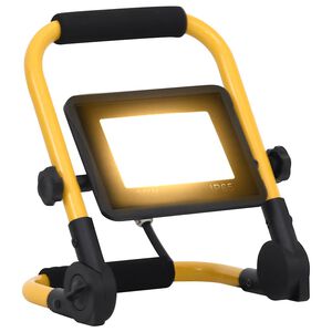 vidaXL Προβολέας LED με Λαβή Θερμό Λευκό 30 W