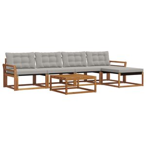 vidaXL &Sigma;&epsilon;&iota;&rho;ά &Kappa;&alpha;&nu;&alpha;&pi;έ &Epsilon;&xi;&omega;&tau;&epsilon;&rho;&iota;&kappa;&omicron;ύ 6 pcs &Phi;&upsilon;&sigma;&iota;&kappa;ό &kappa;&alpha;&iota; &Alpha;&nu;&omicron;&iota;&chi;&tau;ό &Gamma;&kappa;&rho;&iota;