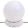 vidaXL Έπιπλο Καθρέφτη με LED Μαύρο 90 x 31,5 x 62 εκ.