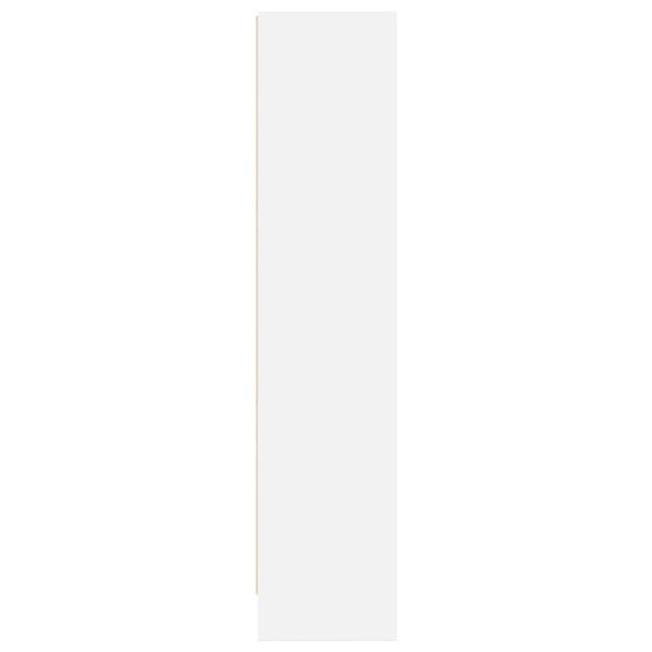 vidaXL Βιβλιοθήκη Λευκή 60x24x109 εκ. από Επεξεργασμένο Ξύλο