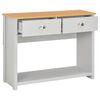 vidaXL Τραπέζι Κονσόλα Γκρι 97 x 35 x 76 εκ.