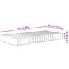 vidaXL Στρώμα Αφρού Παιδικό Medium Soft 80x160 εκ.