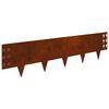 vidaXL &Pi;&epsilon;&rho;ί&gamma;&rho;&alpha;&mu;&mu;&alpha; &gamma;&kappa;&alpha;&zeta;ό&nu; 30 pcs 100 x 25 cm &Alpha;&tau;&sigma;ά&lambda;&iota; &Sigma;&kappa; rusty
