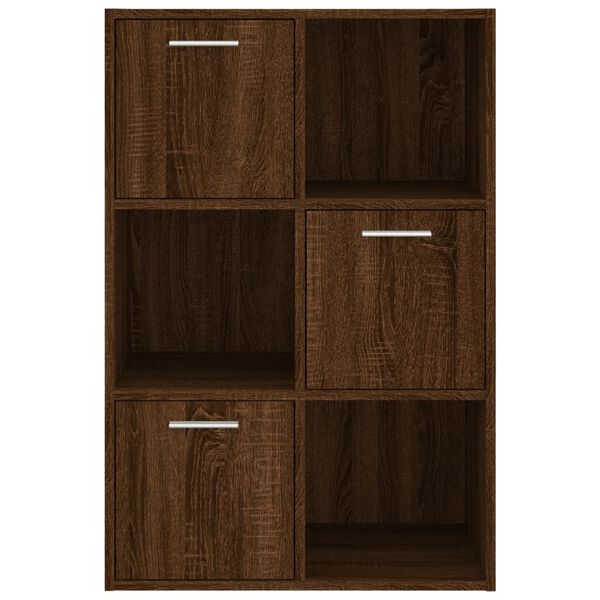 vidaXL Ντουλάπι Αποθήκευσης Καφέ Δρυς 60 x 29,5 x 90 εκ.