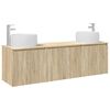 vidaXL &Sigma;&epsilon;&tau; &Nu;&tau;&omicron;&upsilon;&lambda;&alpha;&pi;&iota;ώ&nu; &Mu;&pi;ά&nu;&iota;&omicron;&upsilon; 3 &tau;&mu;&chi;. Sonoma &Delta;&rho;&upsilon;&sigmaf; 49,5 x 44,5 x 66 &epsilon;&kappa;