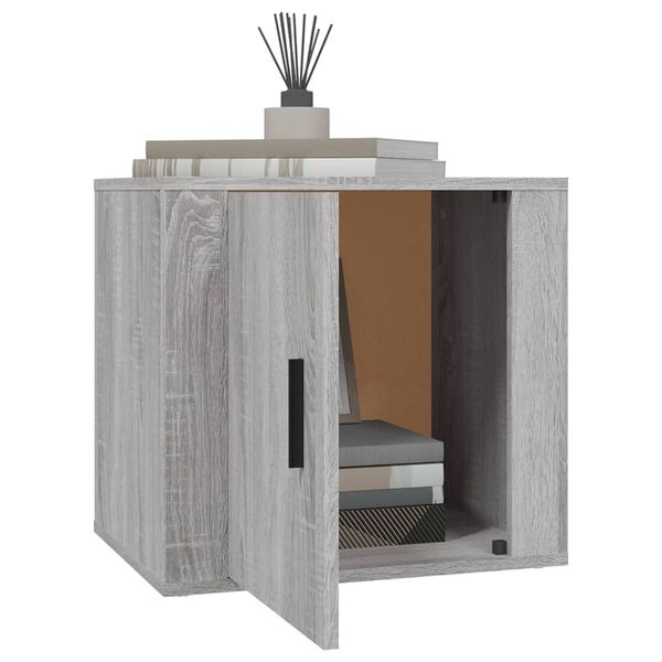vidaXL Κομοδίνο Γκρι Sonoma 50x39x47 εκ.