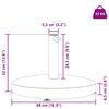 vidaXL Βάση ομπρέλας Σκούρο Γκρι 48 x 48 x 32 εκ.