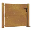 vidaXL &Pi;ό&rho;&tau;&alpha; &Kappa;ή&pi;&omicron;&upsilon; 100x100 &epsilon;&kappa;. &alpha;&pi;ό &Alpha;&tau;&sigma;ά&lambda;&iota; Corten