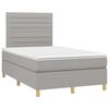 vidaXL &Kappa;&rho;&epsilon;&beta;ά&tau;&iota; Boxspring &mu;&epsilon; &Sigma;&tau;&rho;ώ&mu;&alpha; & LED &Alpha;&nu;.&Gamma;&kappa;&rho;&iota; 120x190&epsilon;&kappa;. &Upsilon;&phi;&alpha;&sigma;&mu;ά&tau;&iota;&nu;&omicron;