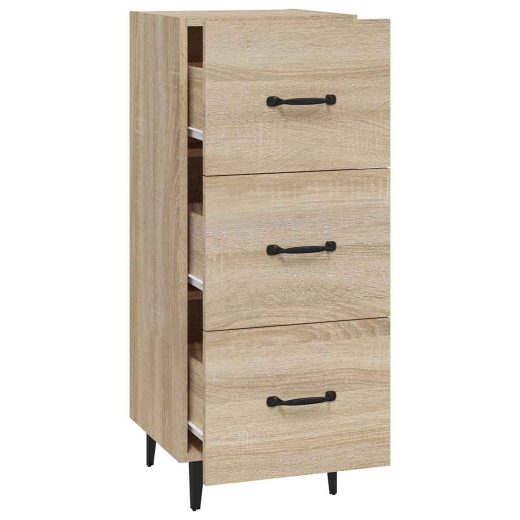 vidaXL Ντουλάπι Sonoma Δρυς 34,5x34x90 εκ. από Επεξεργασμένο Ξύλο
