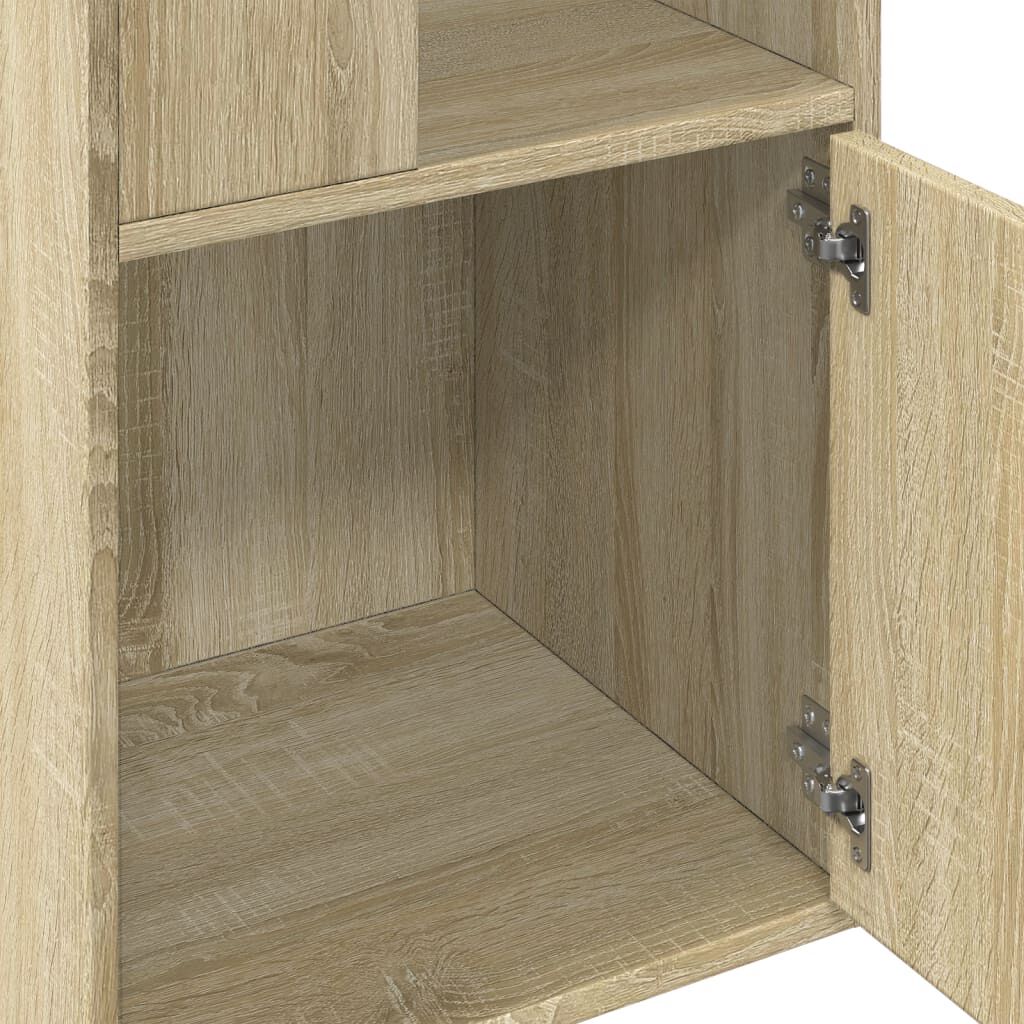 vidaXL Βιβλιοθήκη Sonoma Δρυς 40x36x189 εκ. από Επεξεργασμένο Ξύλο