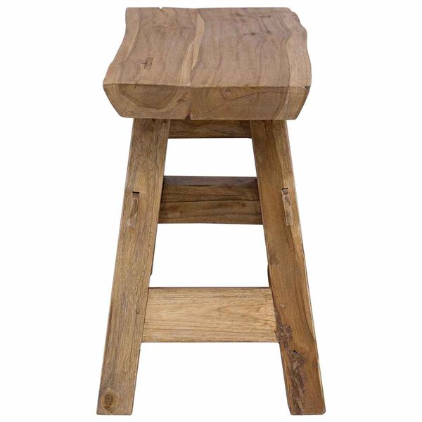 vidaXL Παγκάκι 100x28x43 εκ. από Μείγμα Ανακυκλωμένων Ξύλων/Μασίφ teak