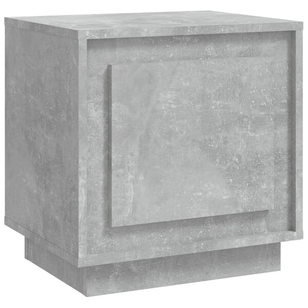 vidaXL Κομοδίνο Γκρι Σκυρ. 44x35x45 εκ. από Επεξεργασμένο Ξύλο