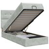 vidaXL &Kappa;&rho;&epsilon;&beta;ά&tau;&iota; Ottoman &mu;&epsilon; &sigma;&tau;&rho;ώ&mu;&alpha; &Alpha;&nu;&omicron;&iota;&chi;&tau;ό &gamma;&kappa;&rho;&iota; 90 x 190 cm &Beta;&epsilon;&lambda;&omicron;ύ&delta;&omicron;
