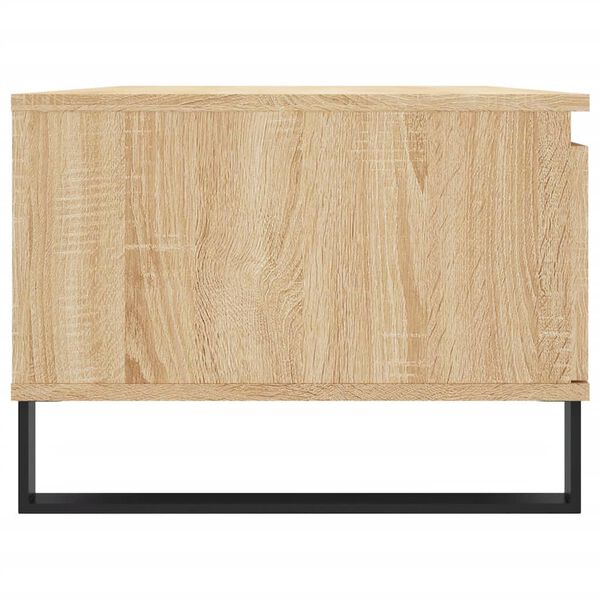 vidaXL Τραπεζάκι Σαλονιού Sonoma Δρυς 90x50x36,5 εκ. Επεξεργασμ. Ξύλο