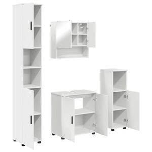 vidaXL &Sigma;&epsilon;&tau; &Epsilon;&pi;ί&pi;&lambda;&omega;&nu; &Mu;&pi;ά&nu;&iota;&omicron;&upsilon; 4 &tau;&mu;&chi;. &Lambda;&epsilon;&upsilon;&kappa;ό 61 x 35 x 64 &epsilon;&kappa;.