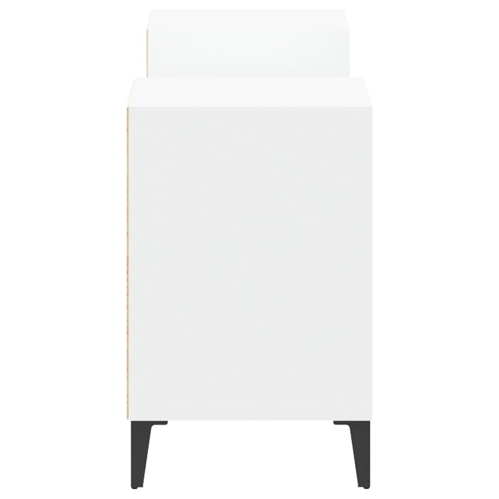 vidaXL Έπιπλο Τηλεόρασης Λευκό 160 x 35 x 55 εκ. Επεξεργασμένο Ξύλο
