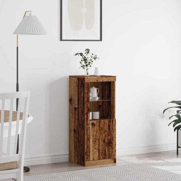 vidaXL Πλαϊνό γραφείο Καφέ 41 x 37 x 100 εκ Επεξεργασμένο ξύλο