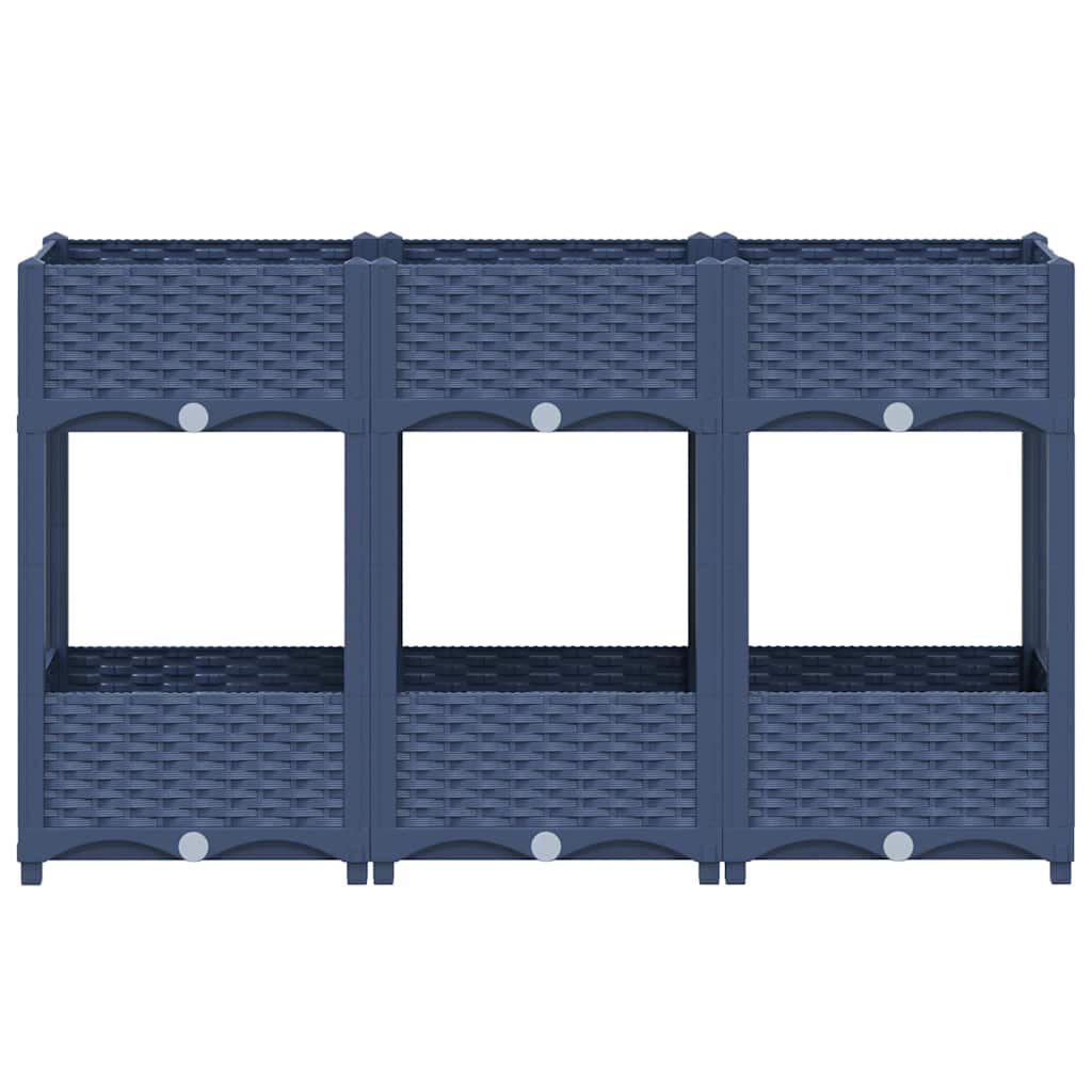 vidaXL Ζαρντινιέρα 120 x 40 x 71 εκ. από Πολυπροπυλένιο