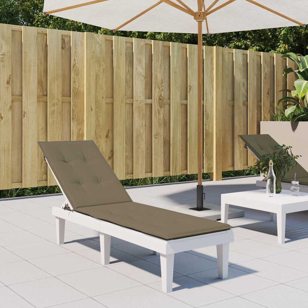 vidaXL Μαξιλάρι Σεζλόνγκ Taupe (75+105) x 50 x 4 εκ. Υφασμάτινη