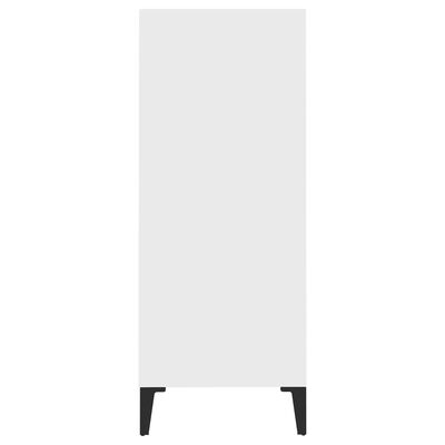 vidaXL Συρταριέρα Λευκή 57 x 35 x 90 εκ. από Μοριοσανίδα