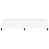 vidaXL Κρεβάτι με στρώμα Καθαρό Λευκό 120 x 190 cm Τεχνητό δέρμα