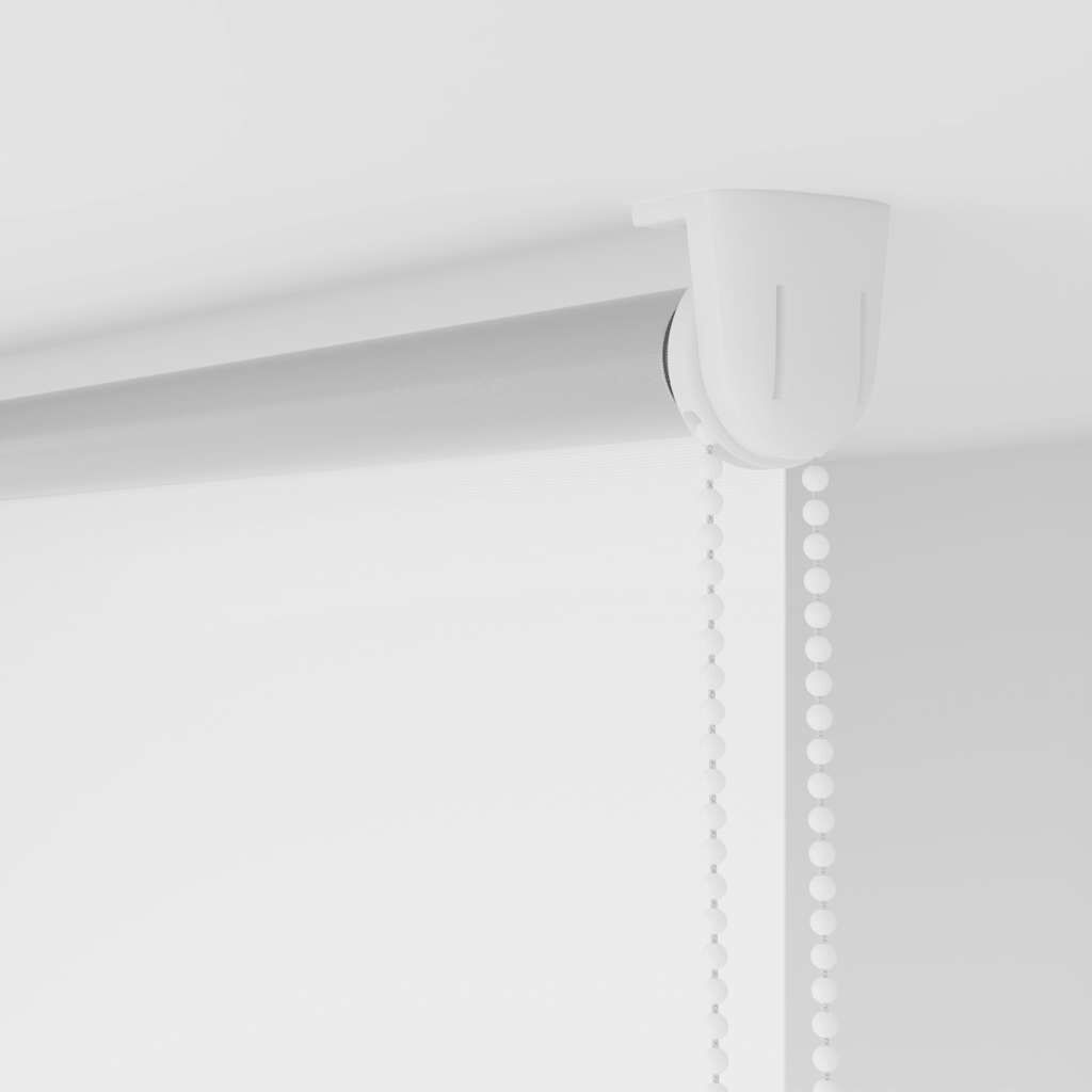 vidaXL Ρολέρ Μπλακάουτ Λευκό 105x130 εκ. Πλάτος υφάσματος 100,7 εκ.